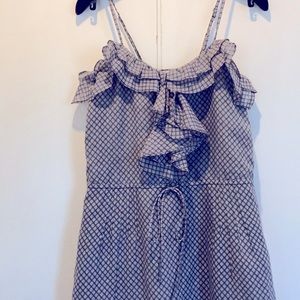 LaRok silk ruffle dress XS
